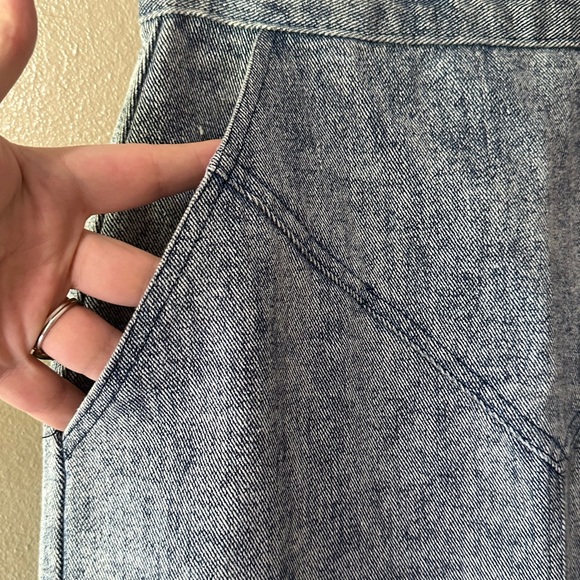 4/25$ Vintage 90s Konnie O Blue Midi Pencil Skirt for Casual Wear - Picture 5 of 9